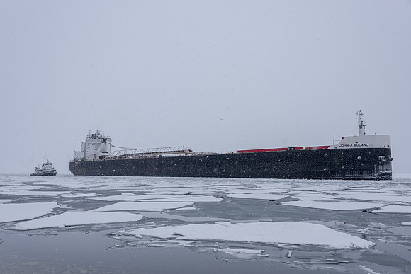 John J Boland Winter Arrival Sturgeon Bay 2021-5