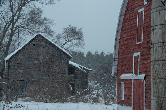 02-14-2021-Dan Eggert-Old Barn snow covered streets-3