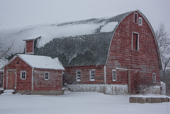 02-14-2021-Dan Eggert-Old Barn snow covered streets-6