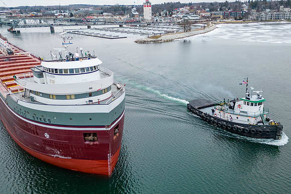 Wilfred Sykes Sturgeon Bay Winter Arrival 2023-53