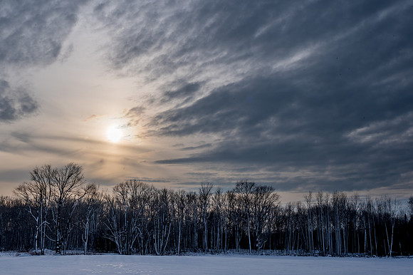 Fish Creek Icy sunset glow-3