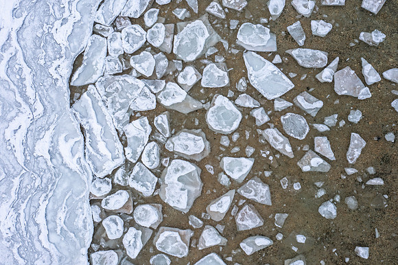 Europe Bay Beach Ice-2