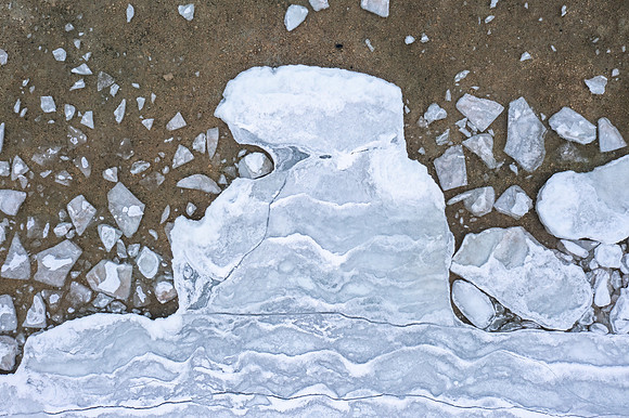 Europe Bay Beach Ice-3