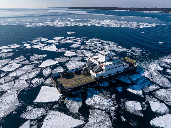 Northport Ferry Ice Cakes-19