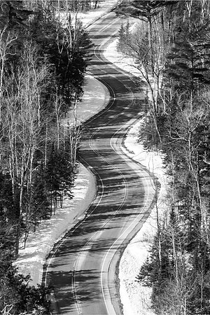 Winding Road to Northport Snow-20