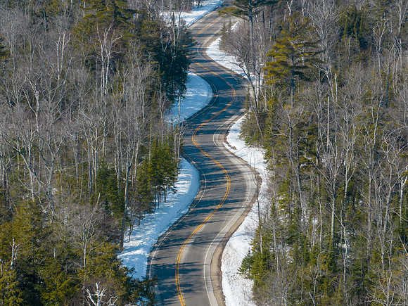 Winding Road to Northport Snow-20-2