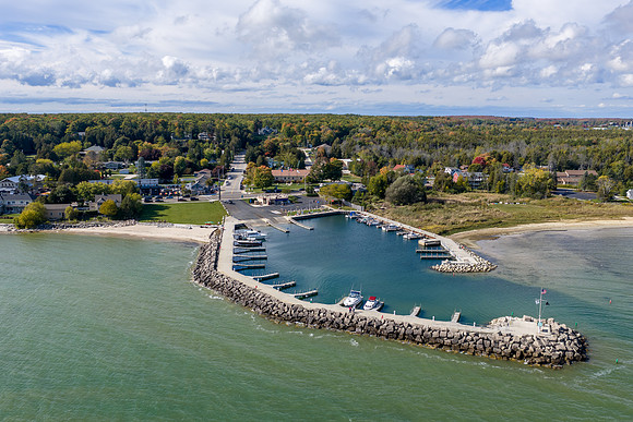 Baileys Harbor Drone Autumn-311-HDR