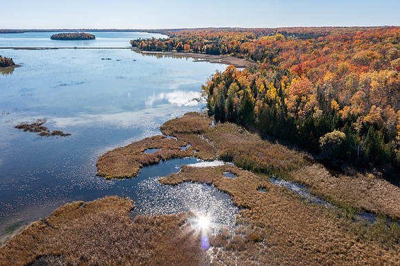 DCLT Kangaroo Lake Preserve Fall Drone 2022 Dan Eggert-15