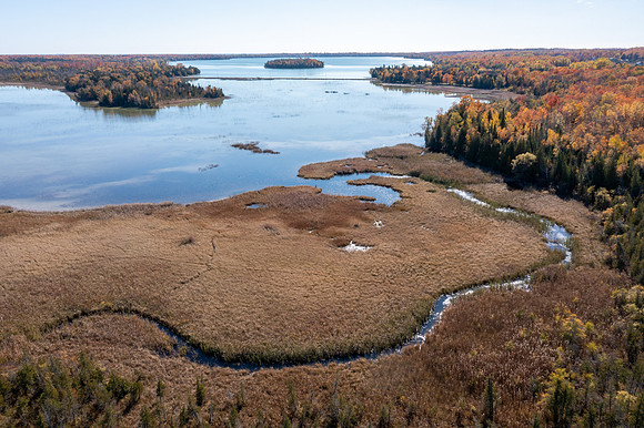 DCLT Kangaroo Lake Preserve Fall Drone 2022 Dan Eggert-13