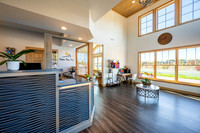Sister Bay Inn Rooms and Lobby