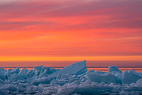 Door Bluff Headlands Ice Shove Sunset-8