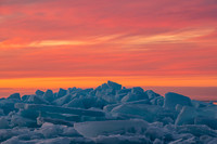 Door Bluff Headlands Ice Shove Sunset-13