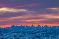 Door Bluff Headlands Ice Shove Sunset-5