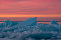 Door Bluff Headlands Ice Shove Sunset-12