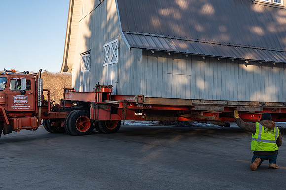 Little Sister Buildings and Barn Move Day-12