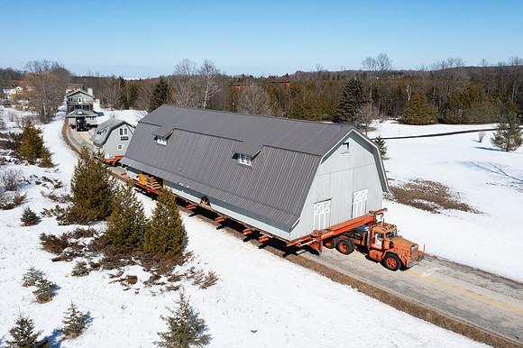 Little Sister Buildings and Barn Move Day-131