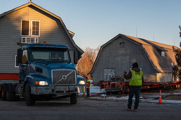 Little Sister Buildings and Barn Move Day-6