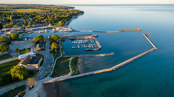 Algoma Sunset Calm Cloudless-2