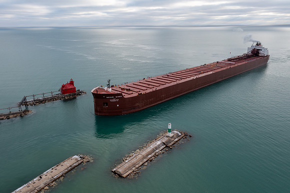 Winter Arrival 2023 Mesabi Miner Sturgeon Bay-2