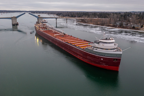 Wilfred Sykes Sturgeon Bay Winter Arrival 2023-19