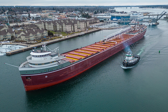Wilfred Sykes Sturgeon Bay Winter Arrival 2023-51