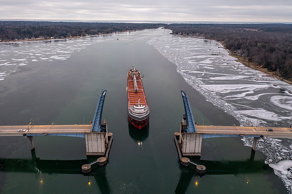 Wilfred Sykes Sturgeon Bay Winter Arrival 2023-9
