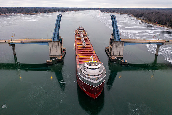 Wilfred Sykes Sturgeon Bay Winter Arrival 2023-13