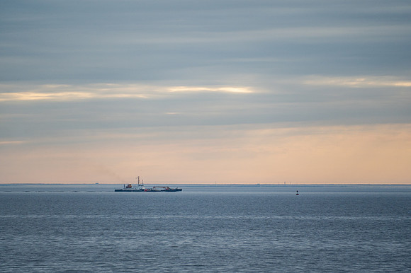 Mobile Bay Orange Rain Clouds-1