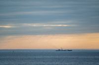 Mobile Bay Orange Rain Clouds-3
