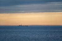 Mobile Bay Orange Rain Clouds-5
