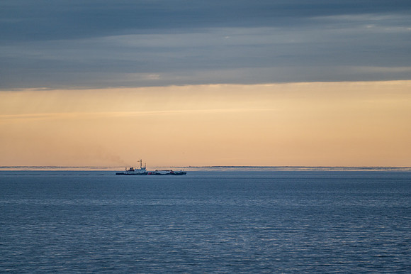 Mobile Bay Orange Rain Clouds-5