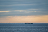 Mobile Bay Orange Rain Clouds-2