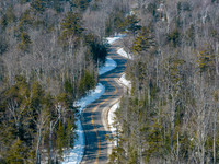 Winding Road to Northport Snow-19