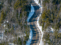 Winding Road to Northport Snow-24