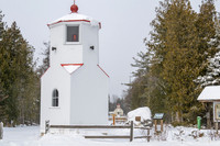 Baileys Harbor Range Light Winter-4