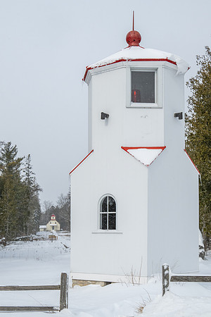 Baileys Harbor Range Light Winter-10