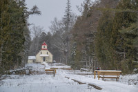 Baileys Harbor Range Light Winter-13