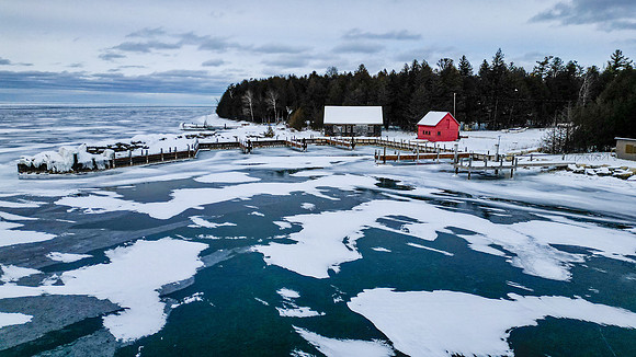 Ellison Bay New Snow-1
