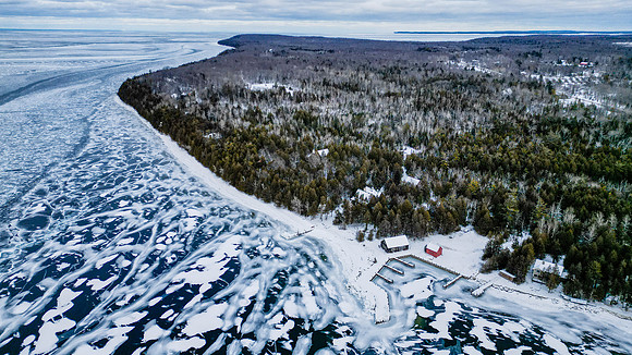 Ellison Bay New Snow-3