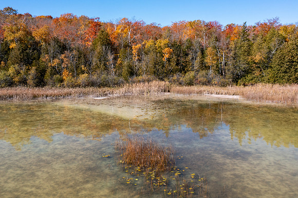 DCLT Kangaroo Lake Preserve Fall Drone 2022 Dan Eggert-1