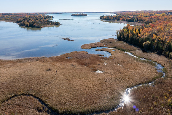 DCLT Kangaroo Lake Preserve Fall Drone 2022 Dan Eggert-14