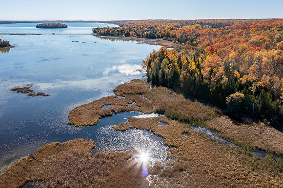DCLT Kangaroo Lake Preserve Fall Drone 2022 Dan Eggert-15