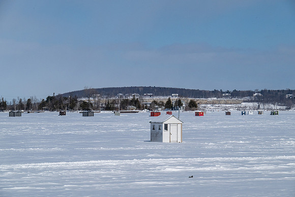 Potawatomi State Park Ice Shantys Quary-21