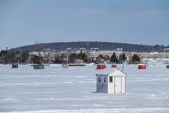 Potawatomi State Park Ice Shantys Quary-22