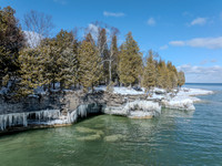 Cave Point Winter Icicles-2