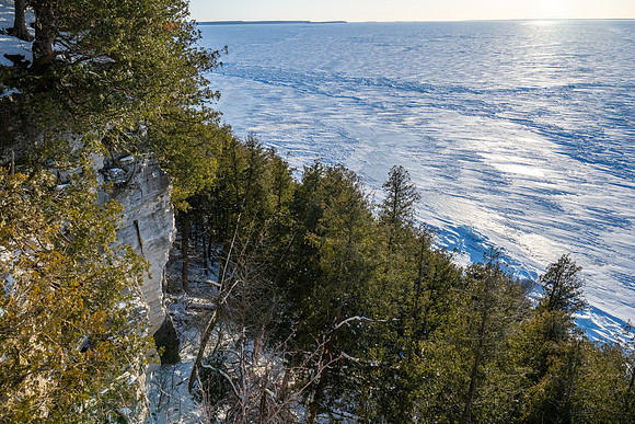 Ellison Bluff Cty Park Ice Shoves-2