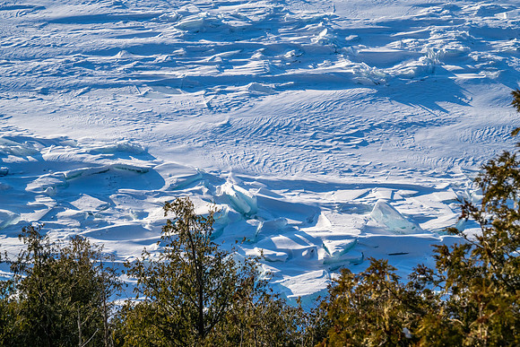 Ellison Bluff Cty Park Ice Shoves-4
