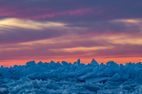 Door Bluff Headlands Ice Shove Sunset-5