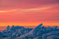 Door Bluff Headlands Ice Shove Sunset-16