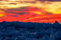 Door Bluff Headlands Ice Shove Sunset-23
